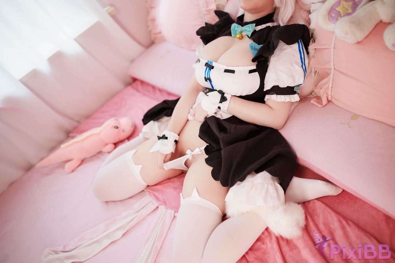 Cosplayer Ah Xuexue Vanilla Maid PixiBB.COM 042