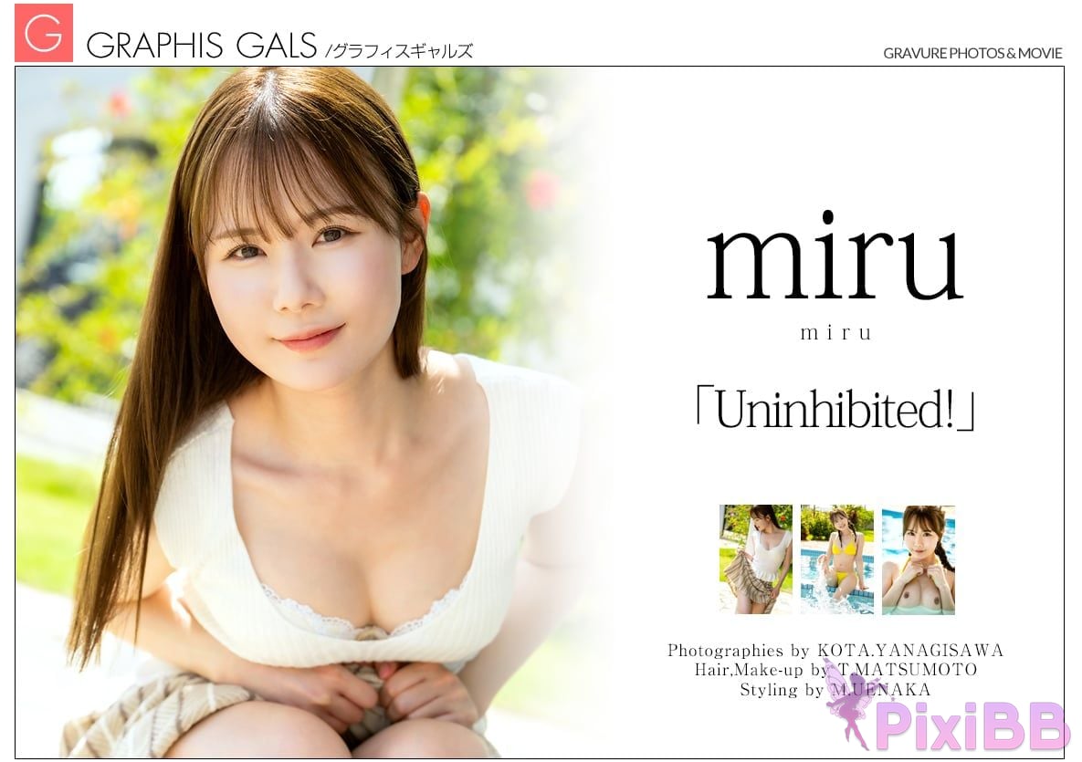 Japanese Idol Miru Graphis Gals Uninhibited Vol.1 2 PixiBB.COM 041