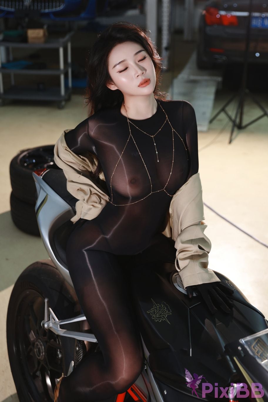 Built in no watermark Nanjiao Motorcycle Girl PixiBB.COM 009