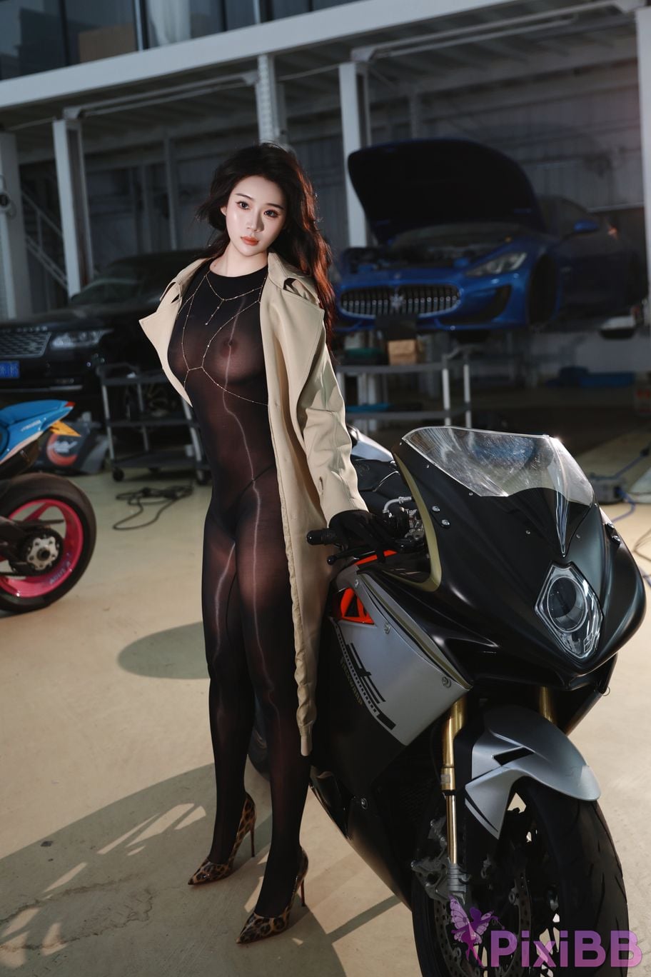 Built in no watermark Nanjiao Motorcycle Girl PixiBB.COM 082