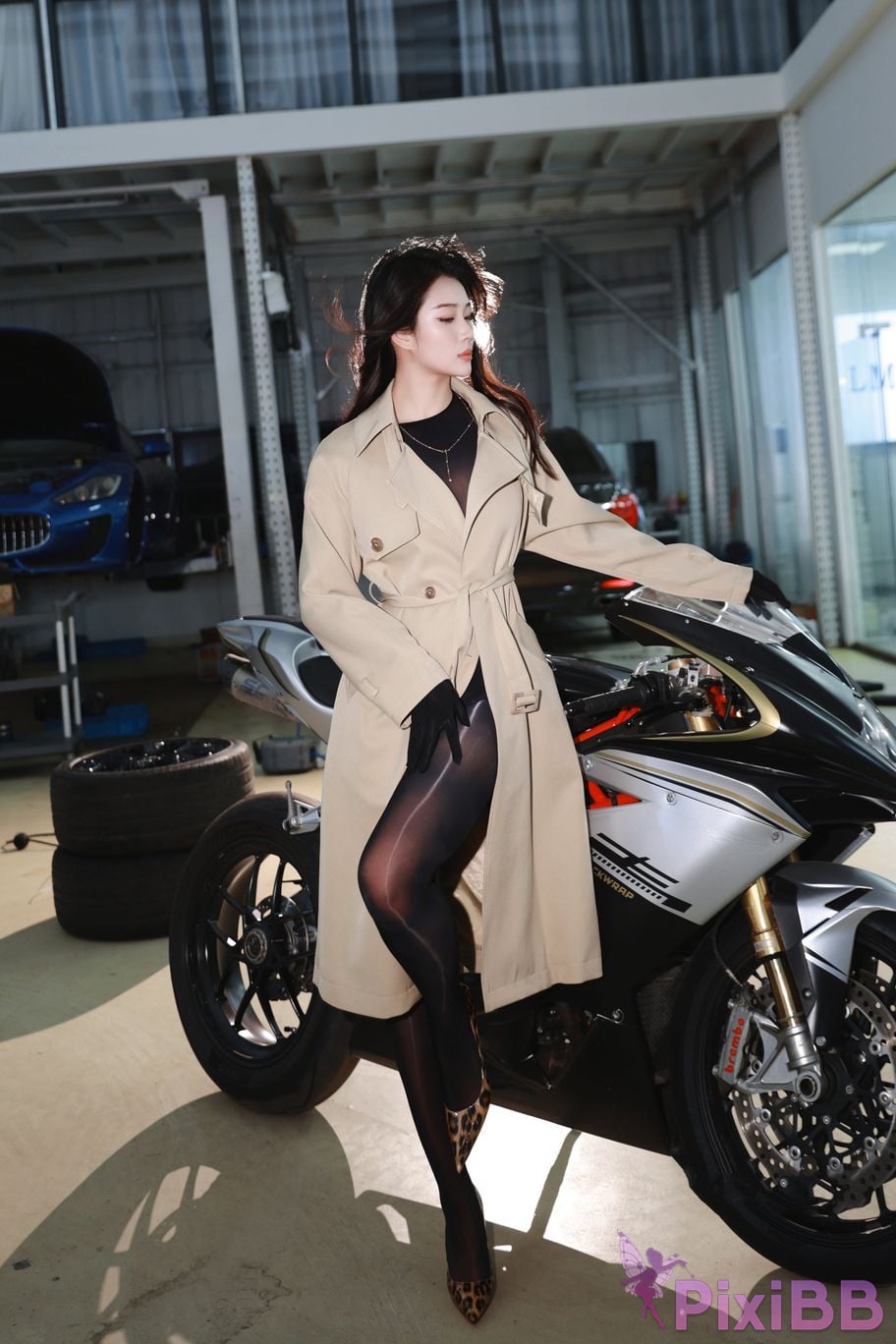 Built in no watermark Nanjiao Motorcycle Girl PixiBB.COM 085