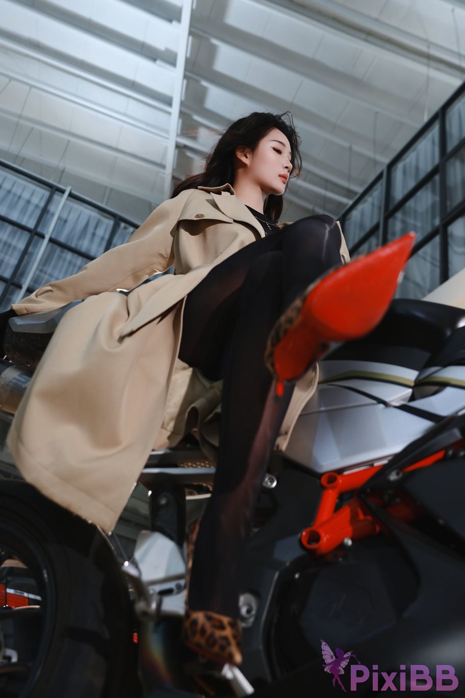 Built in no watermark Nanjiao Motorcycle Girl PixiBB.COM 089