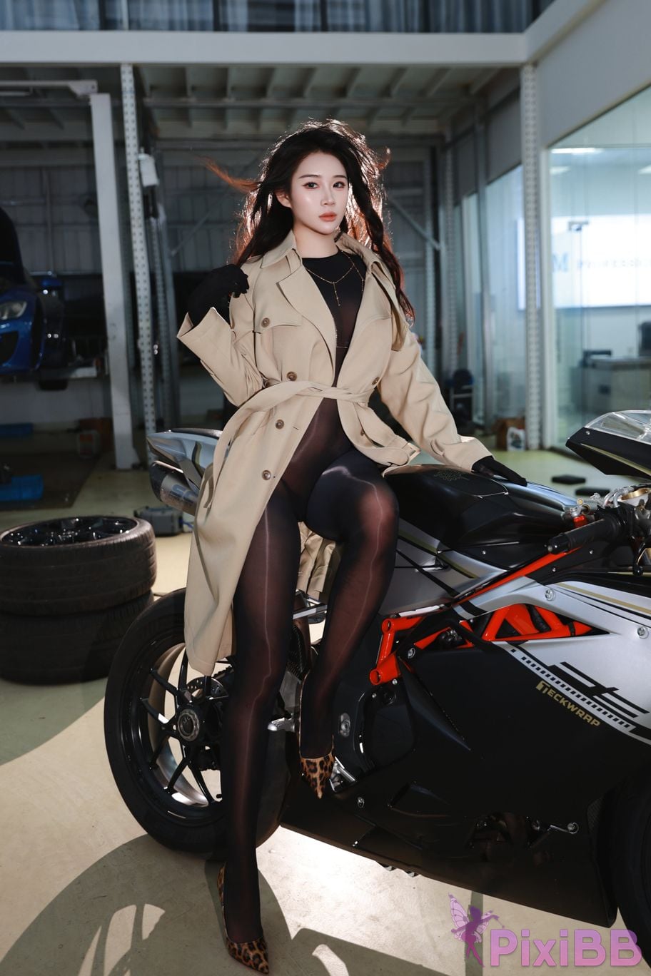Built in no watermark Nanjiao Motorcycle Girl PixiBB.COM 094