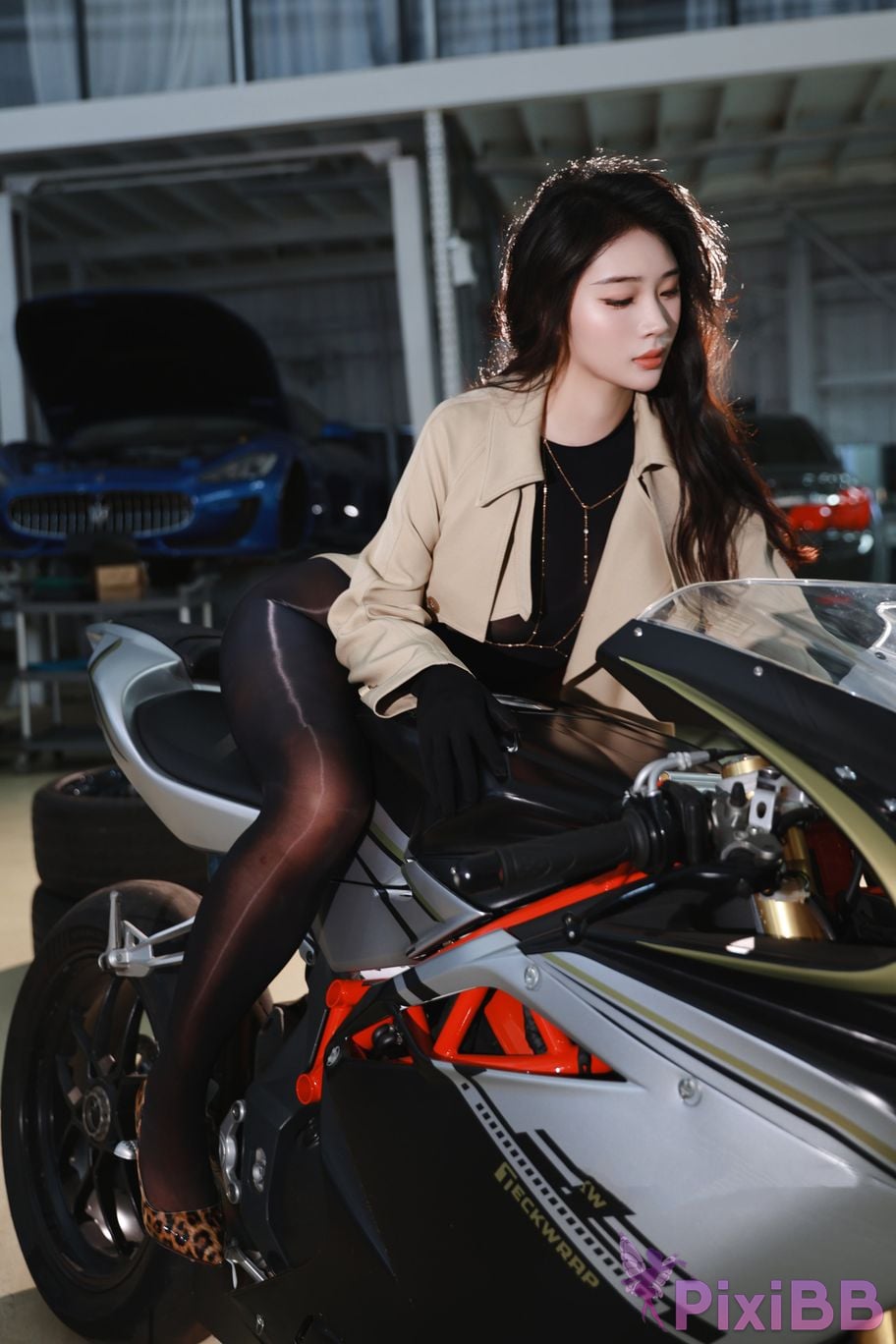 Built in no watermark Nanjiao Motorcycle Girl PixiBB.COM 101