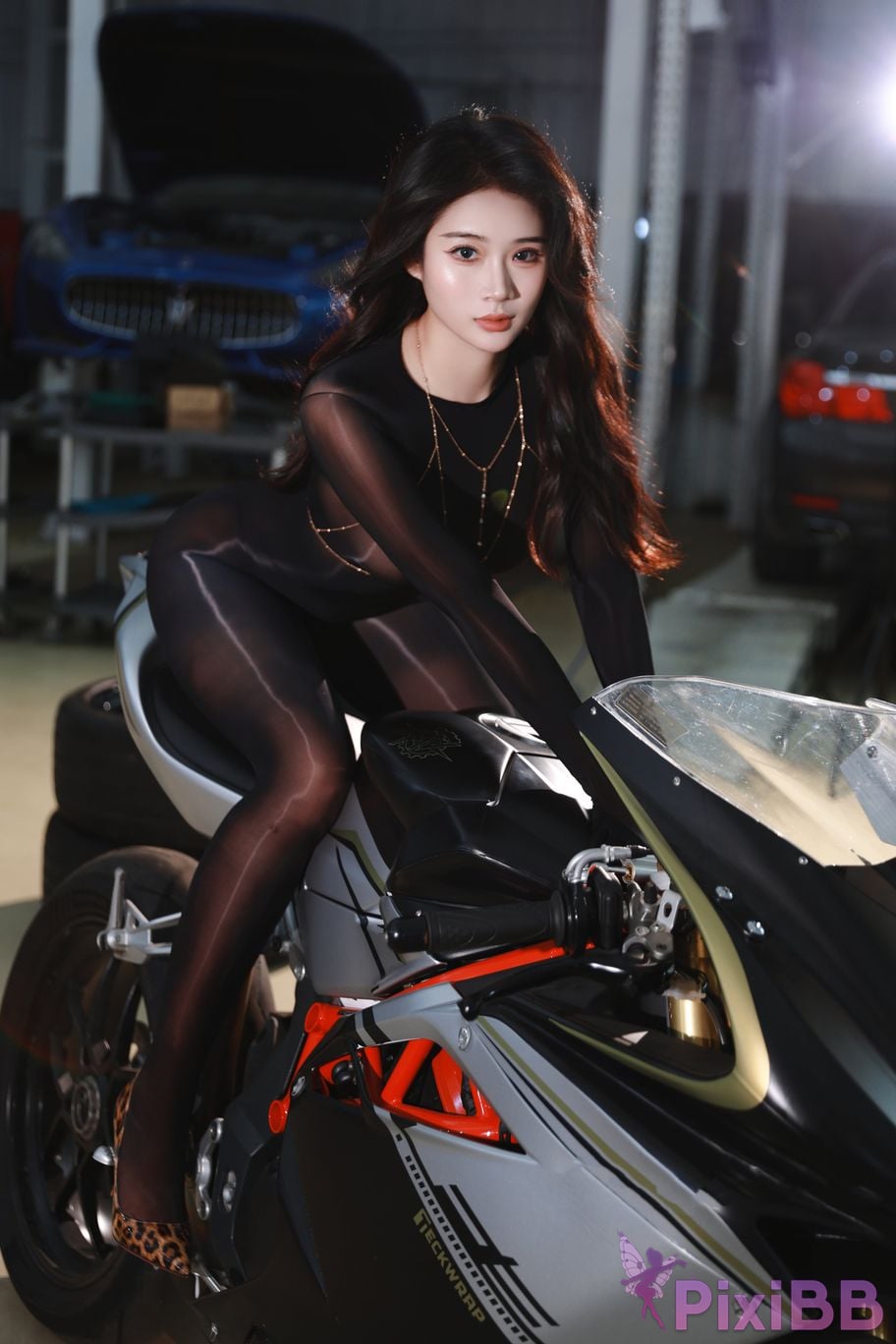 Built in no watermark Nanjiao Motorcycle Girl PixiBB.COM 119