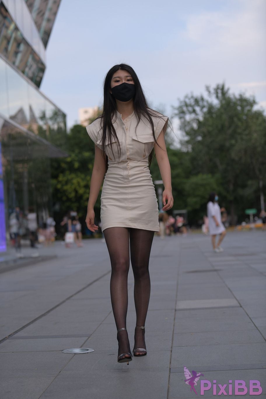 Featured Street Photography Works No.5857 Sexy beauty in black stockings PixiBB.COM 059