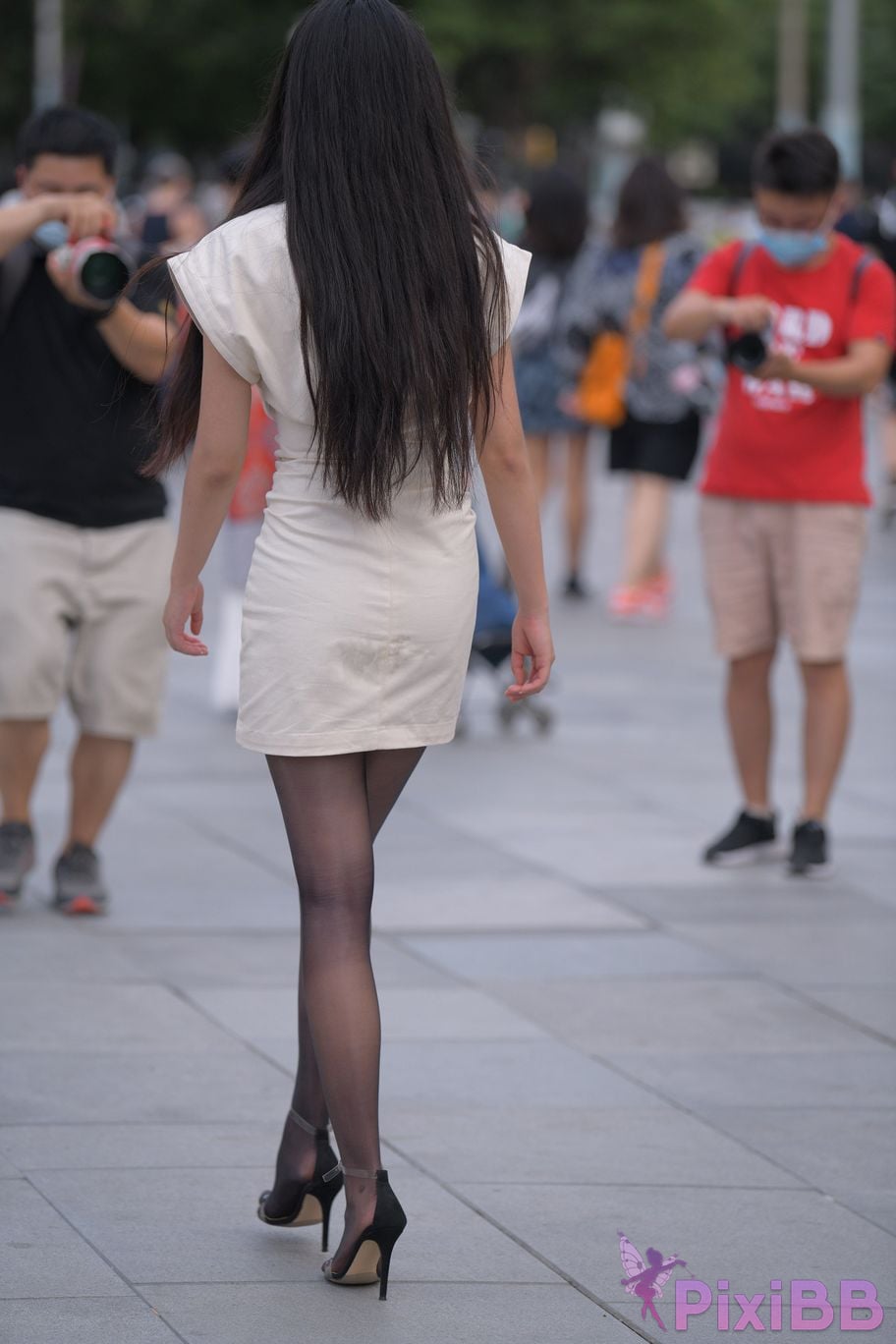 Featured Street Photography Works No.5857 Sexy beauty in black stockings PixiBB.COM 102