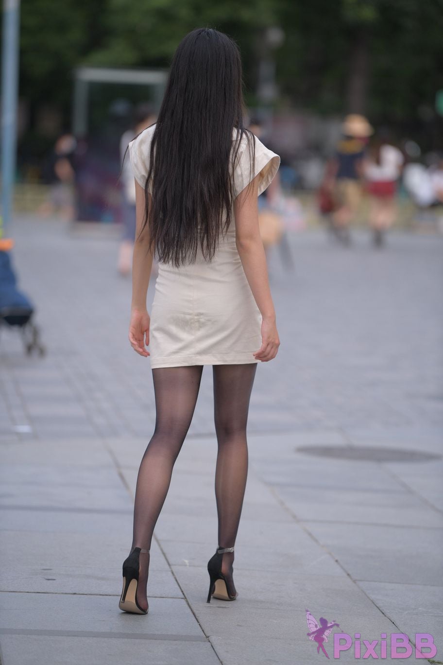 Featured Street Photography Works No.5857 Sexy beauty in black stockings PixiBB.COM 108