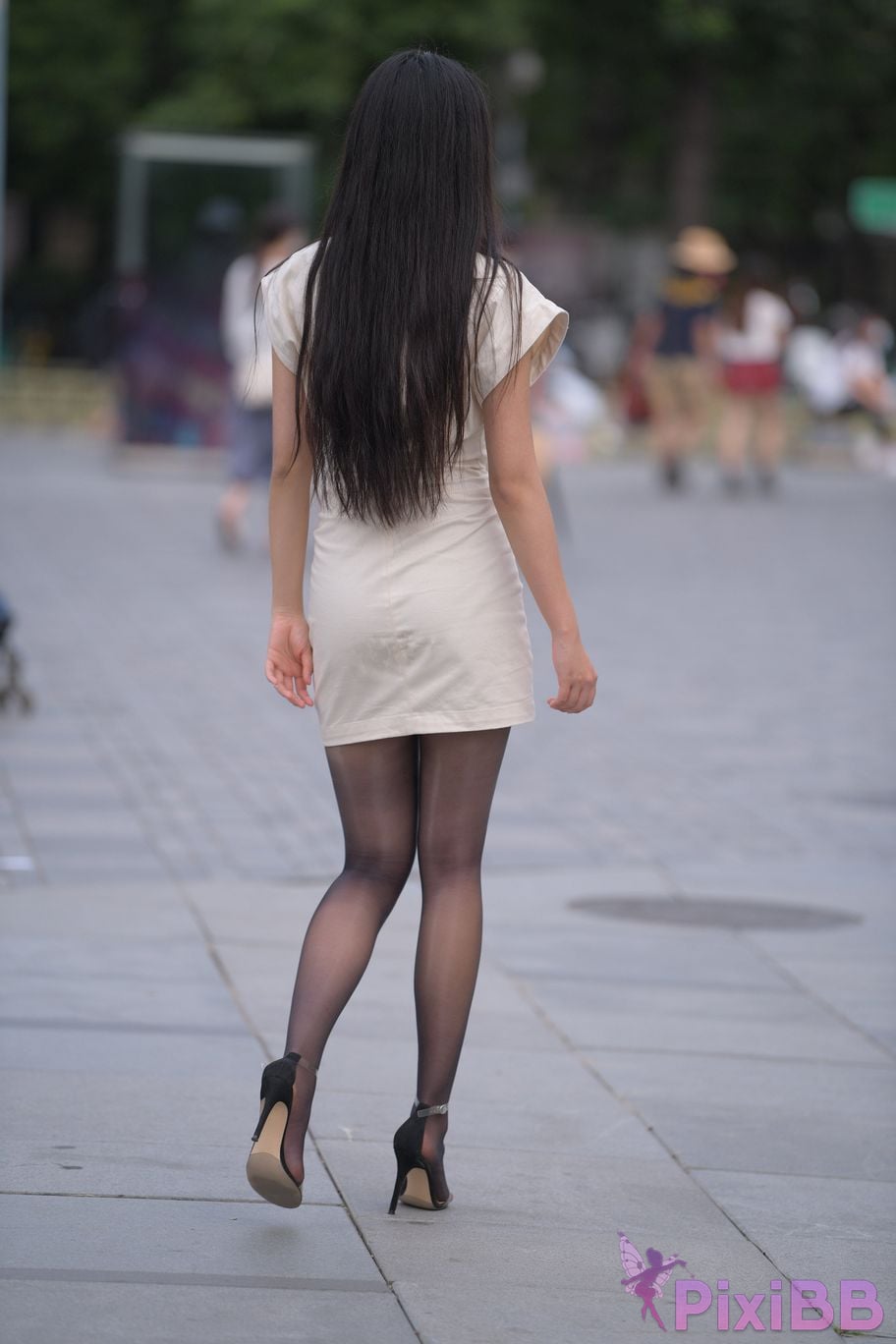 Featured Street Photography Works No.5857 Sexy beauty in black stockings PixiBB.COM 109
