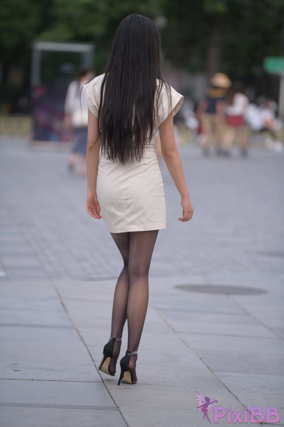 Featured Street Photography Works No.5857 Sexy beauty in black stockings PixiBB.COM 110