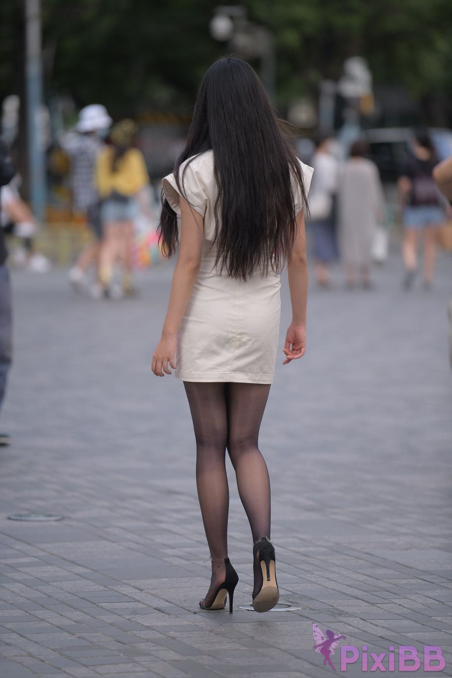 Featured Street Photography Works No.5857 Sexy beauty in black stockings PixiBB.COM 118