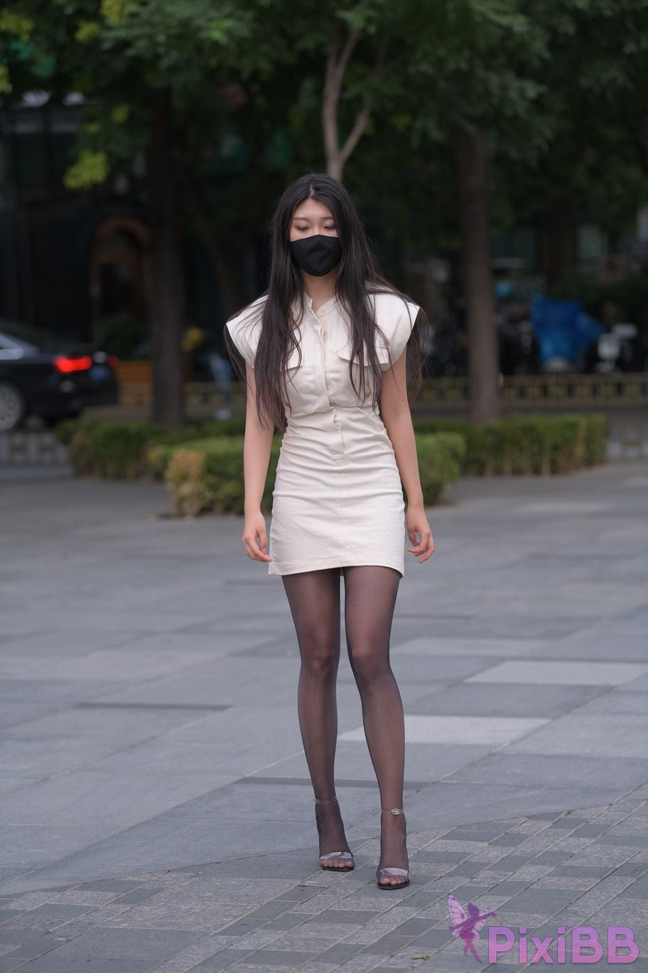 Featured Street Photography Works No.5857 Sexy beauty in black stockings PixiBB.COM 124