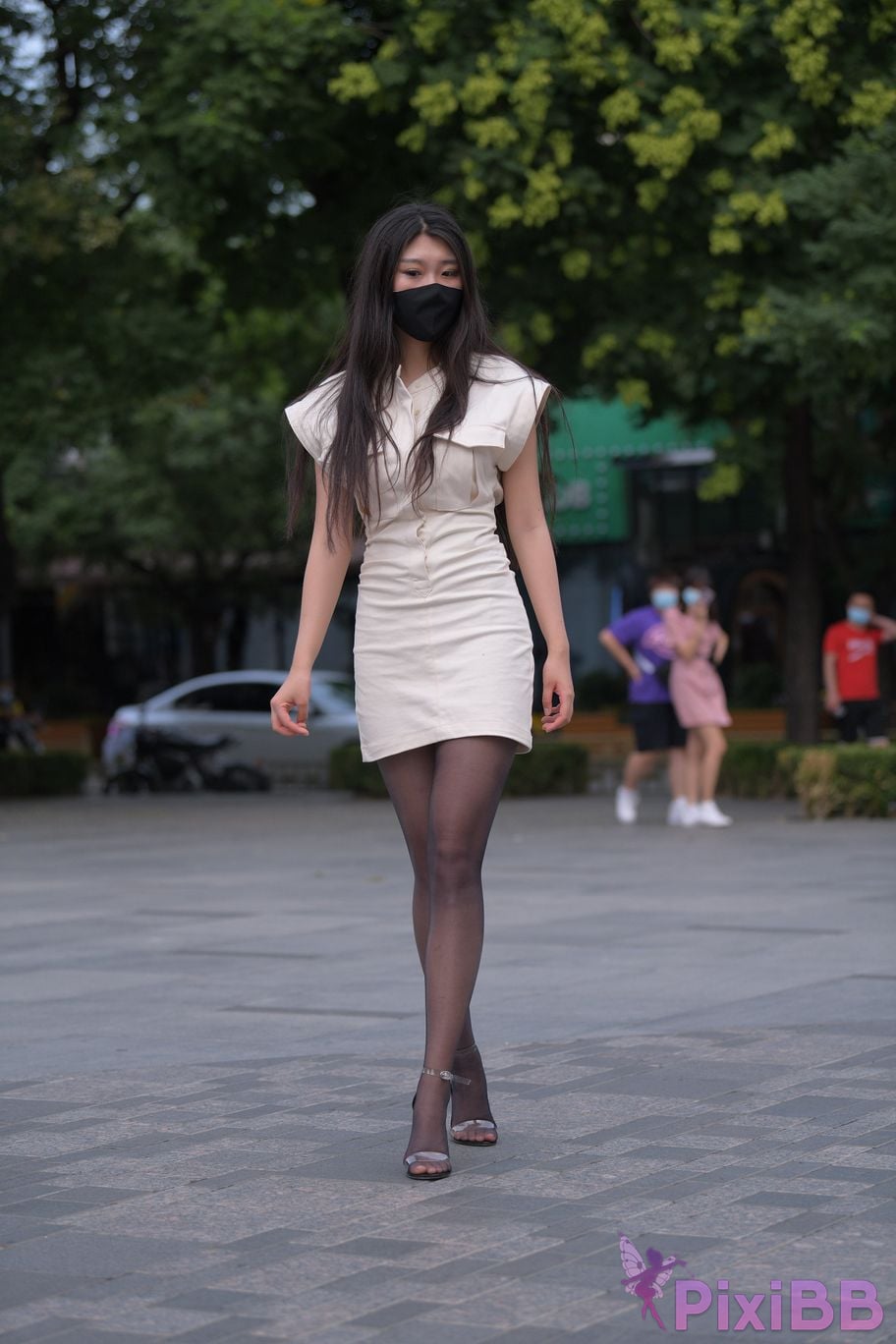 Featured Street Photography Works No.5857 Sexy beauty in black stockings PixiBB.COM 126