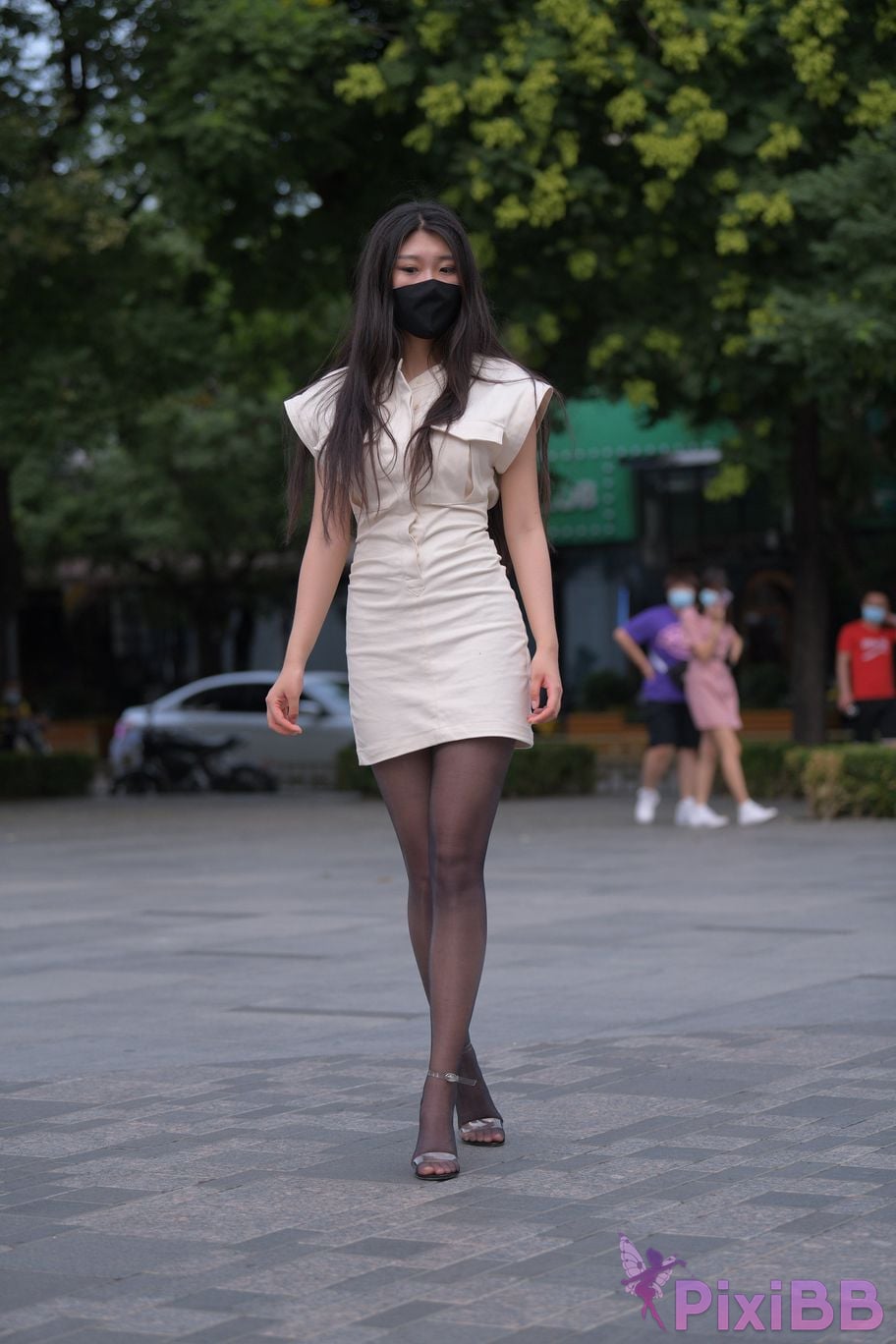Featured Street Photography Works No.5857 Sexy beauty in black stockings PixiBB.COM 127