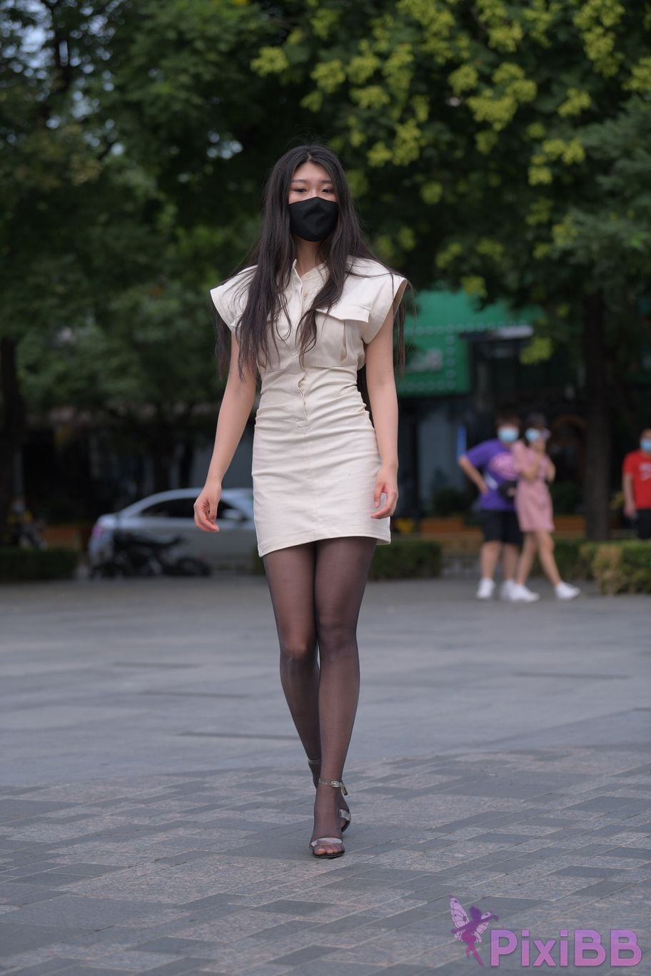 Featured Street Photography Works No.5857 Sexy beauty in black stockings PixiBB.COM 128