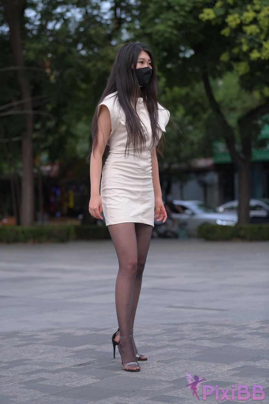 Featured Street Photography Works No.5857 Sexy beauty in black stockings PixiBB.COM 130