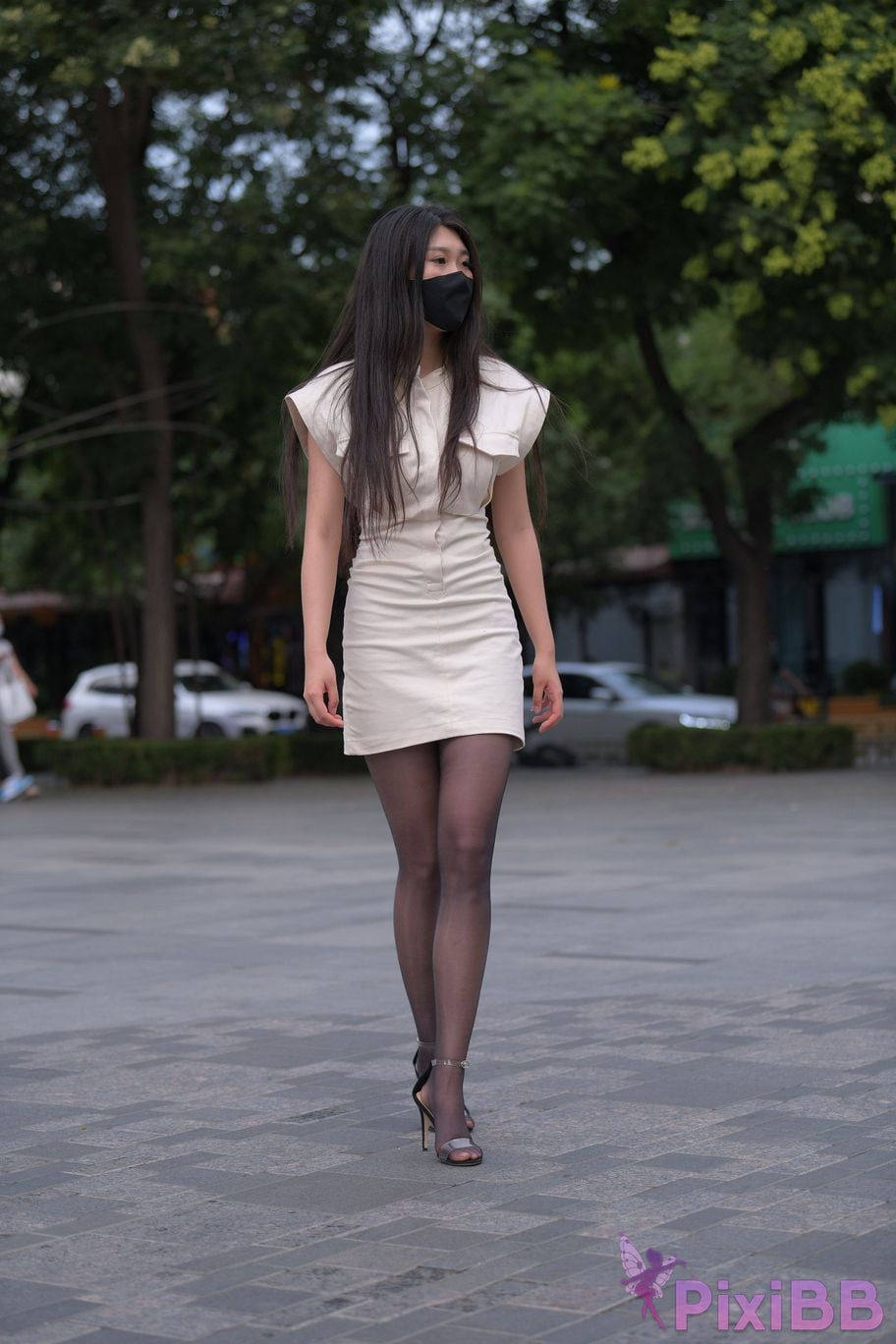 Featured Street Photography Works No.5857 Sexy beauty in black stockings PixiBB.COM 131