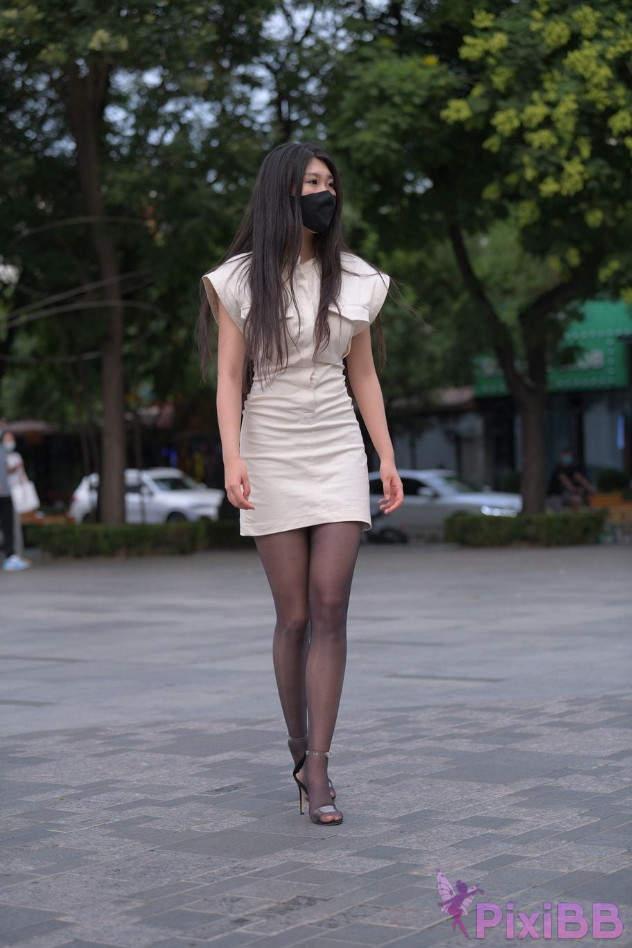 Featured Street Photography Works No.5857 Sexy beauty in black stockings PixiBB.COM 132