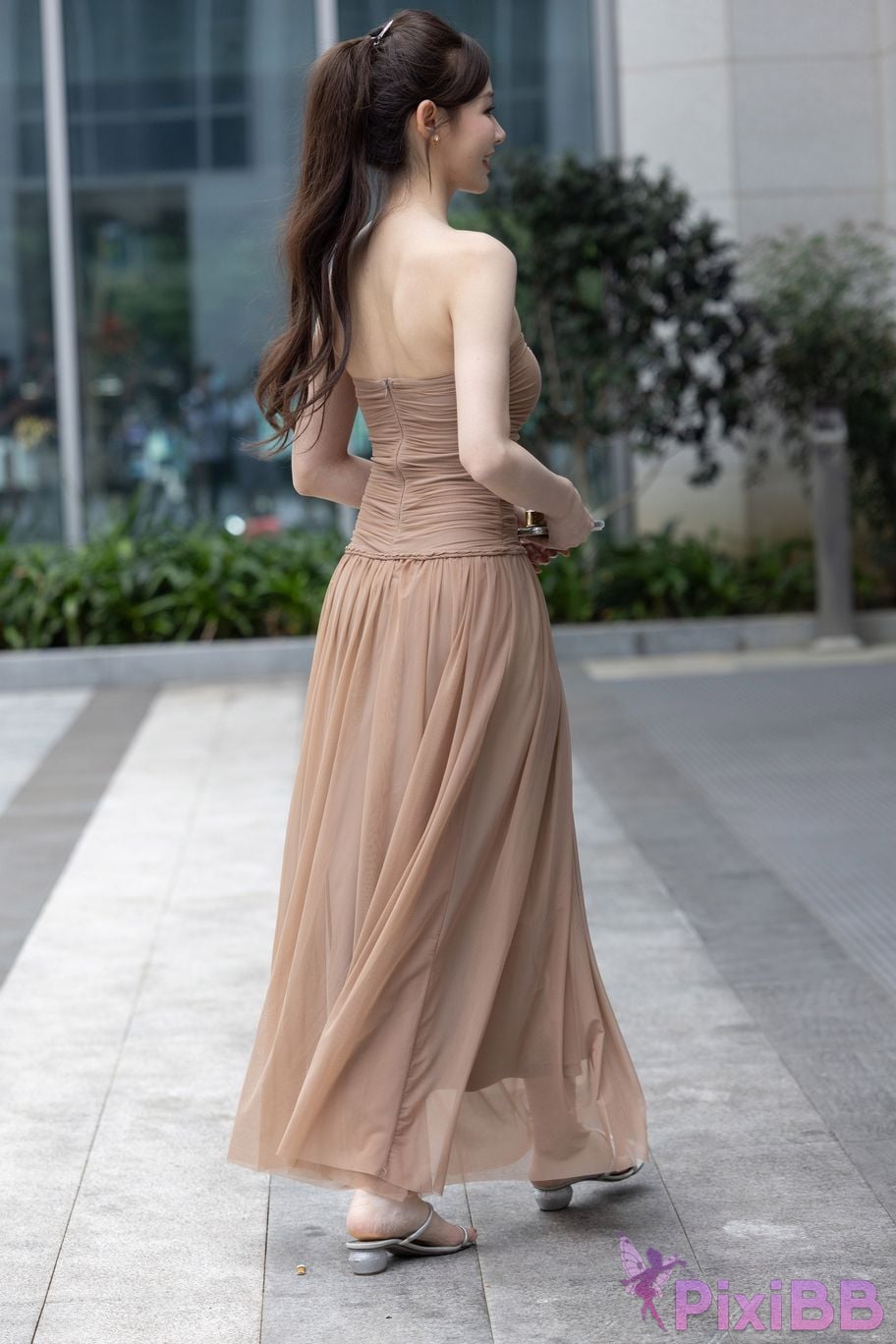 Featured Street Photography Works No.5547 Minmin goddess tube top gauze dress PixiBB.COM 133