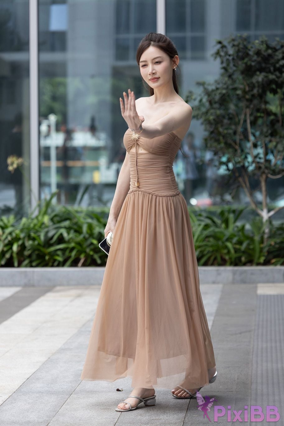 Featured Street Photography Works No.5547 Minmin goddess tube top gauze dress PixiBB.COM 146