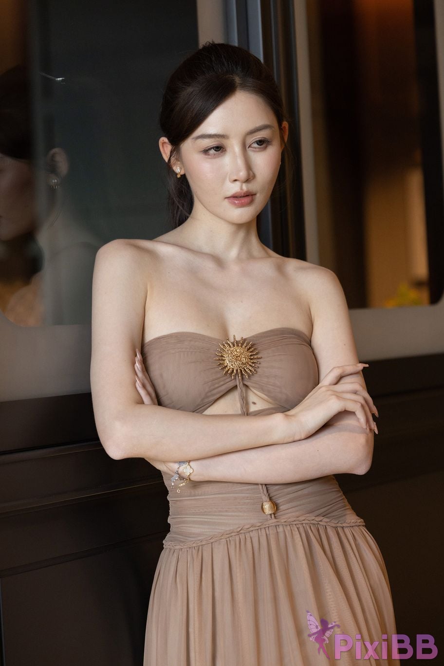 Featured Street Photography Works No.5547 Minmin goddess tube top gauze dress PixiBB.COM 206