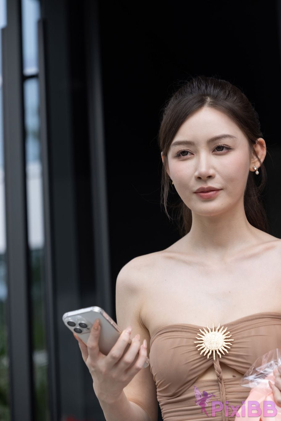 Featured Street Photography Works No.5547 Minmin goddess tube top gauze dress PixiBB.COM 324