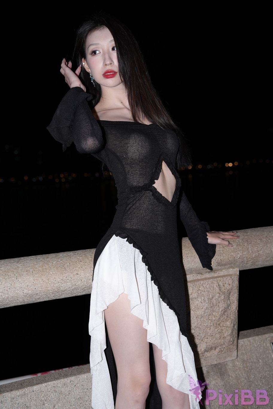 Featured Street Photography Works No.5550 Sexy black dress Xiao Le PixiBB.COM 010