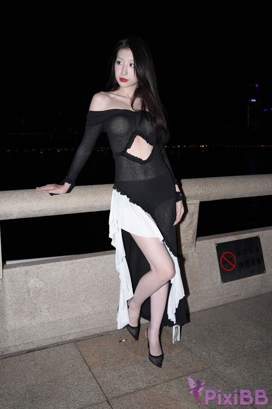 Featured Street Photography Works No.5550 Sexy black dress Xiao Le PixiBB.COM 017