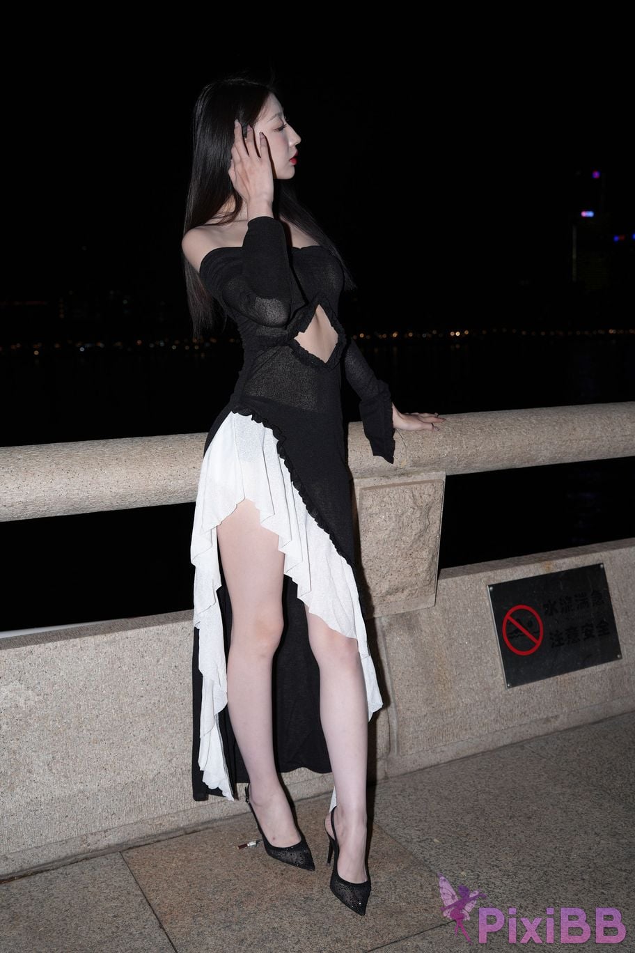 Featured Street Photography Works No.5550 Sexy black dress Xiao Le PixiBB.COM 018