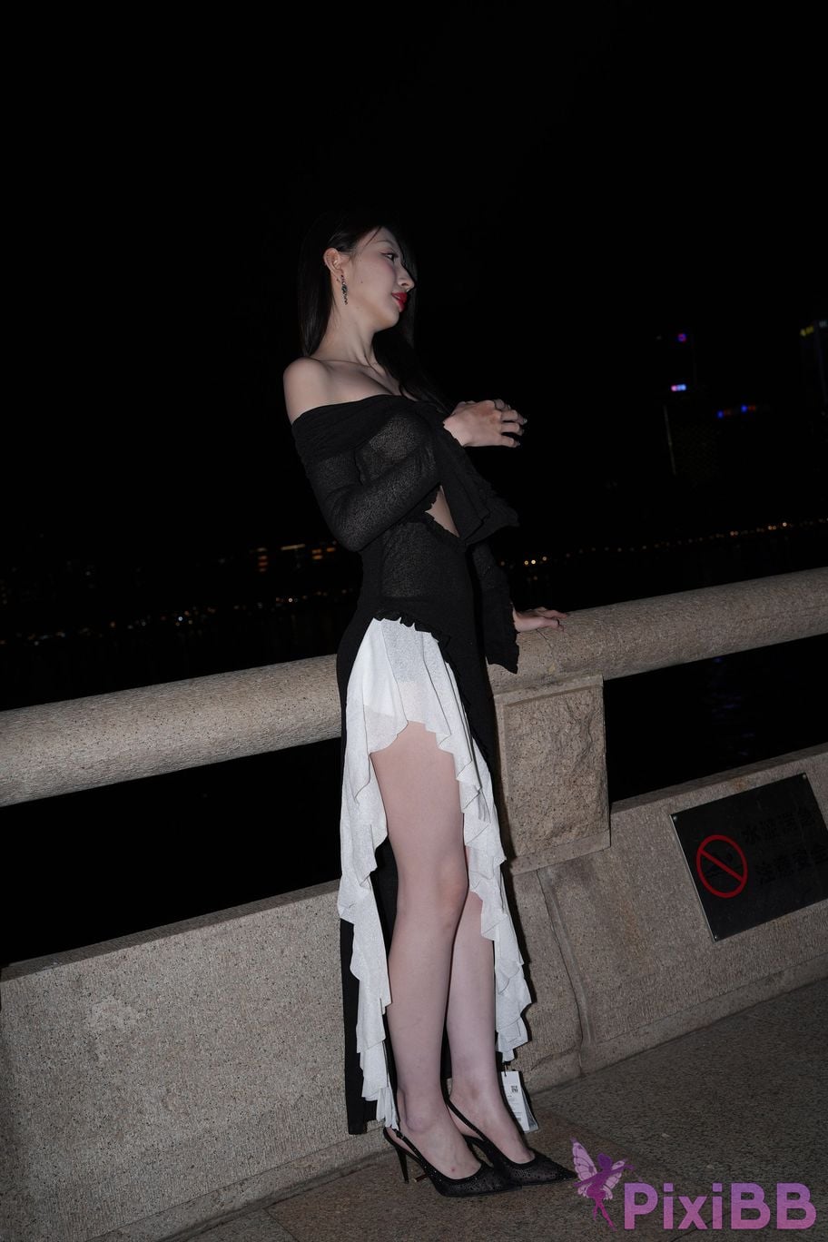 Featured Street Photography Works No.5550 Sexy black dress Xiao Le PixiBB.COM 029