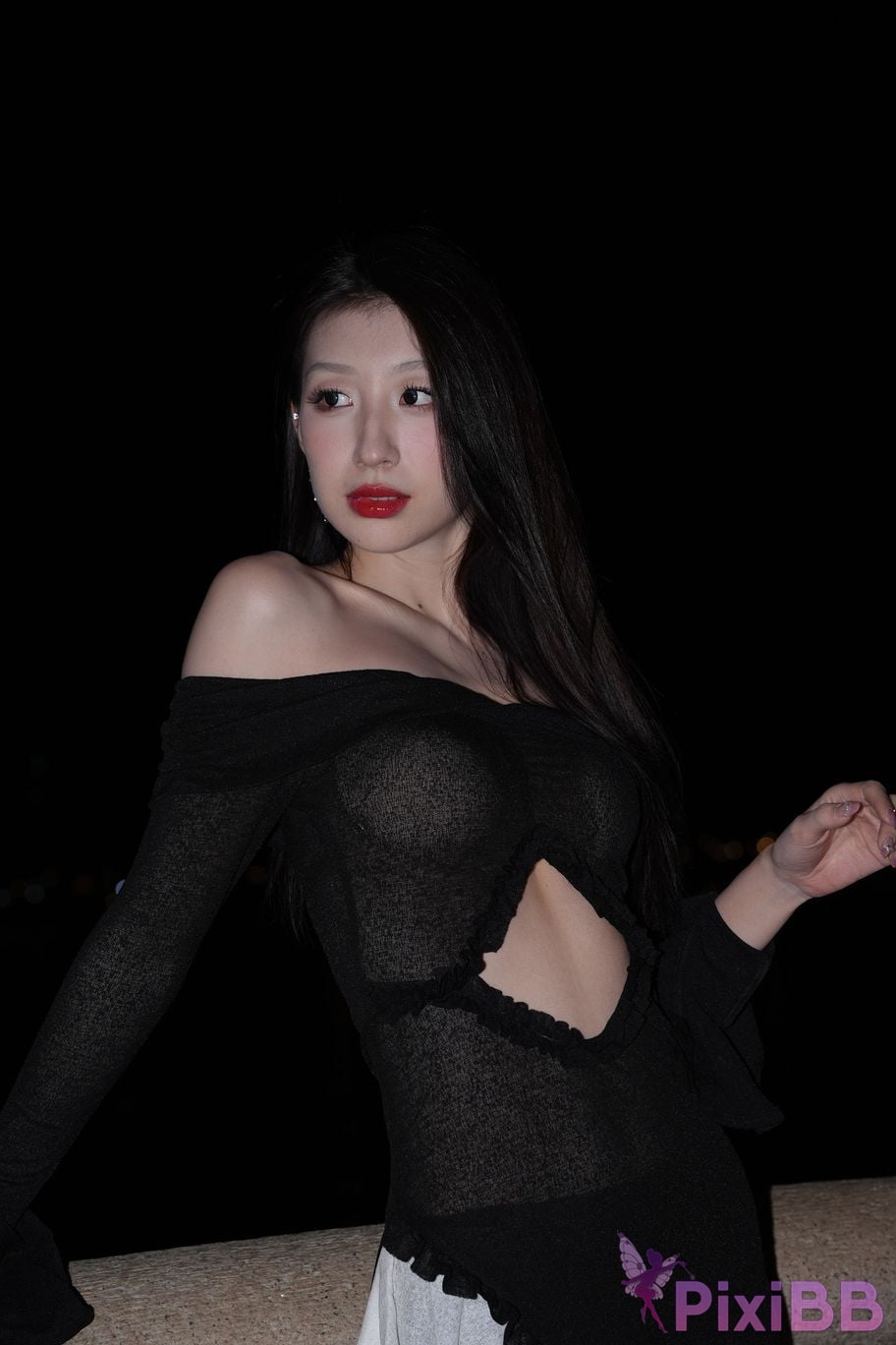 Featured Street Photography Works No.5550 Sexy black dress Xiao Le PixiBB.COM 032