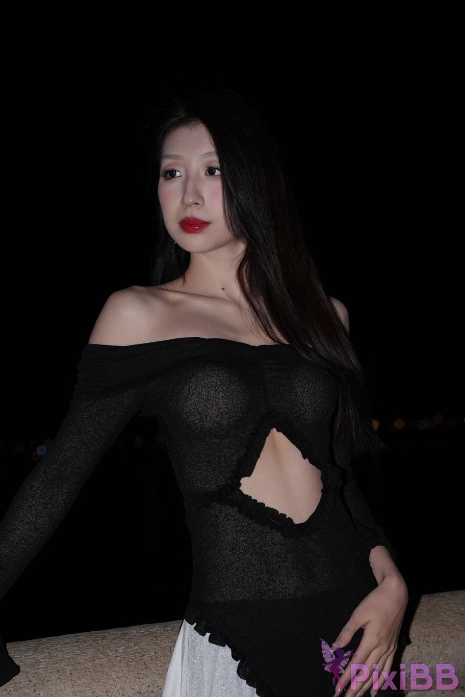 Featured Street Photography Works No.5550 Sexy black dress Xiao Le PixiBB.COM 033