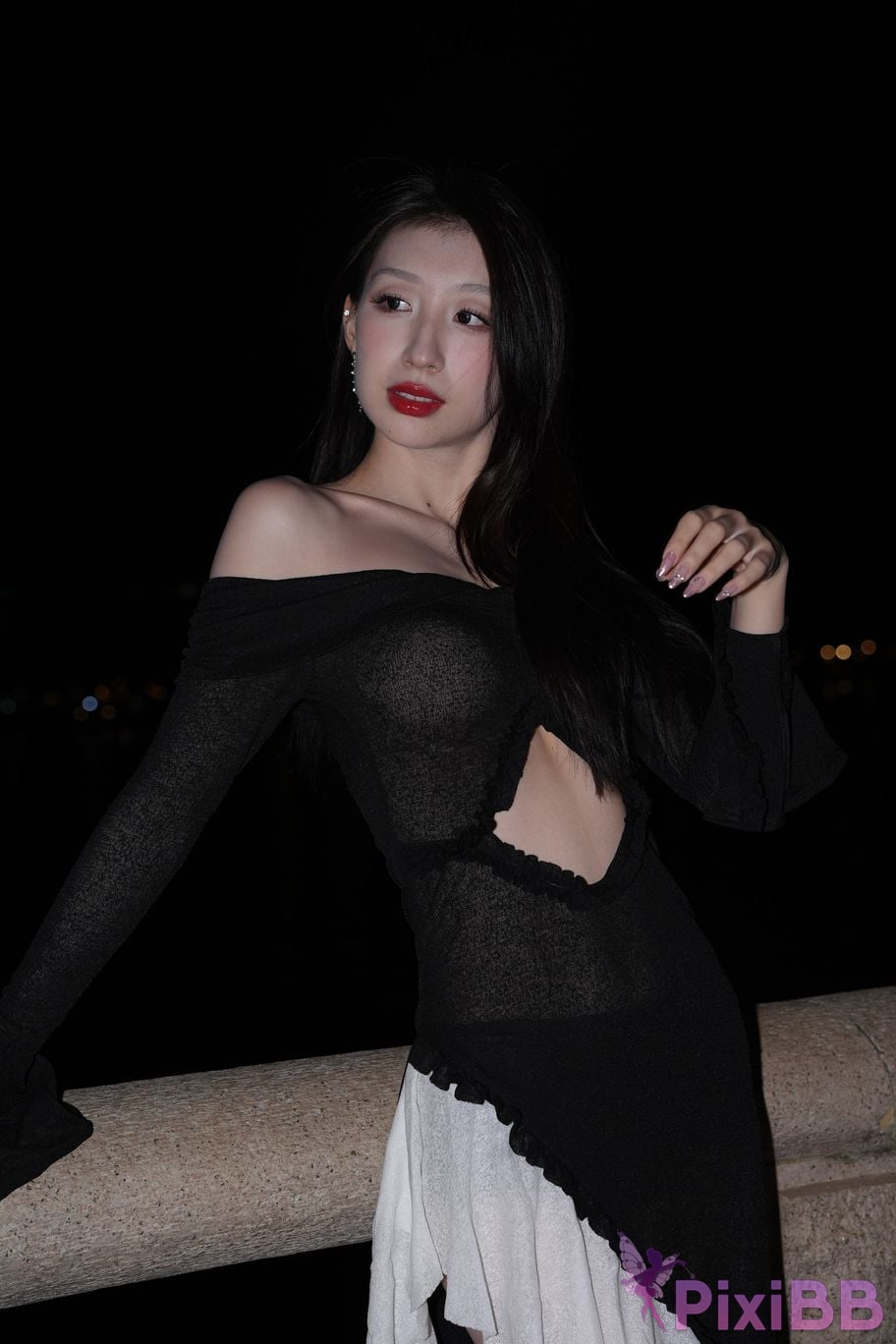 Featured Street Photography Works No.5550 Sexy black dress Xiao Le PixiBB.COM 034