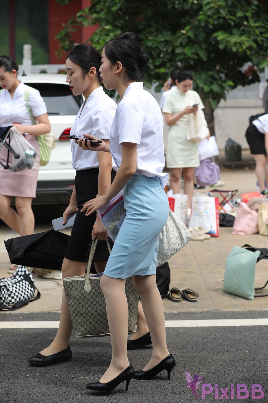 Featured Street Photography Works No.5570 flight attendant college student PixiBB.COM 017