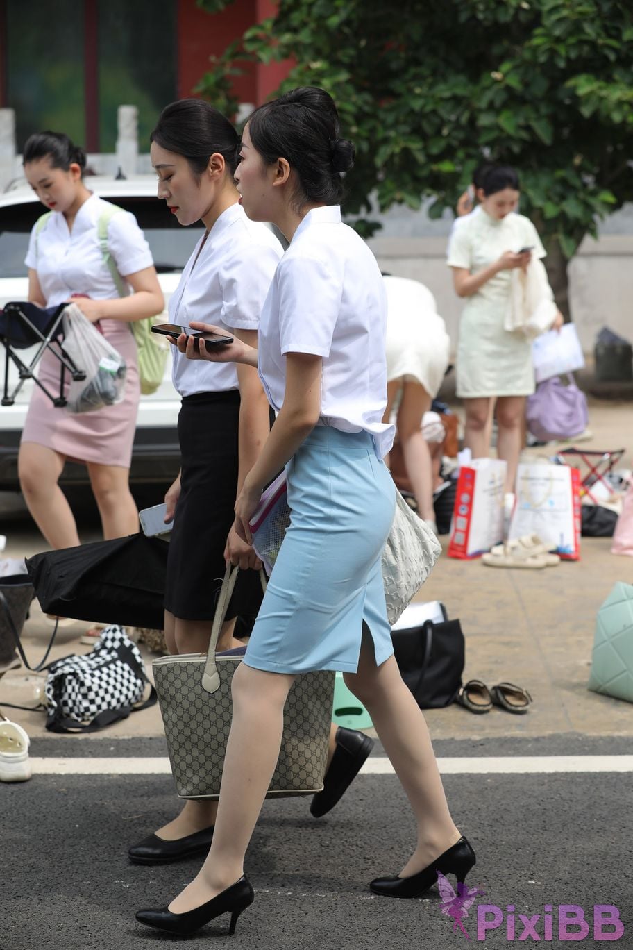 Featured Street Photography Works No.5570 flight attendant college student PixiBB.COM 018