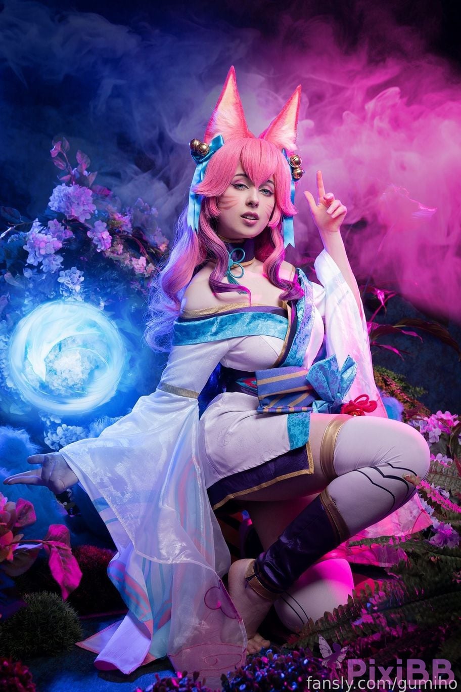 Gumiho Hannya Ahri Spirit Blossom PixiBB.COM