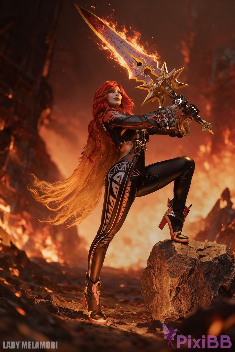 Lady Melamori Mavuika PixiBB.COM 23