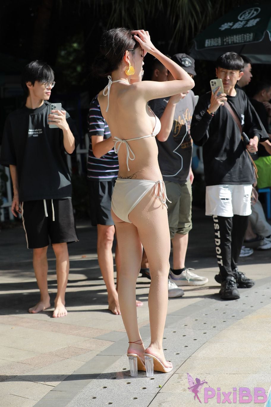 Featured Street Photography Works No.5870 Pale yellow swimwear beauty PixiBB.COM 266