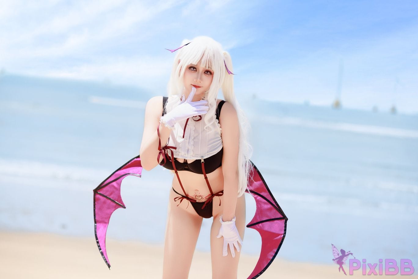 Cosplayer Ah Xuexue Little Devil Sauce PixiBB.COM 001