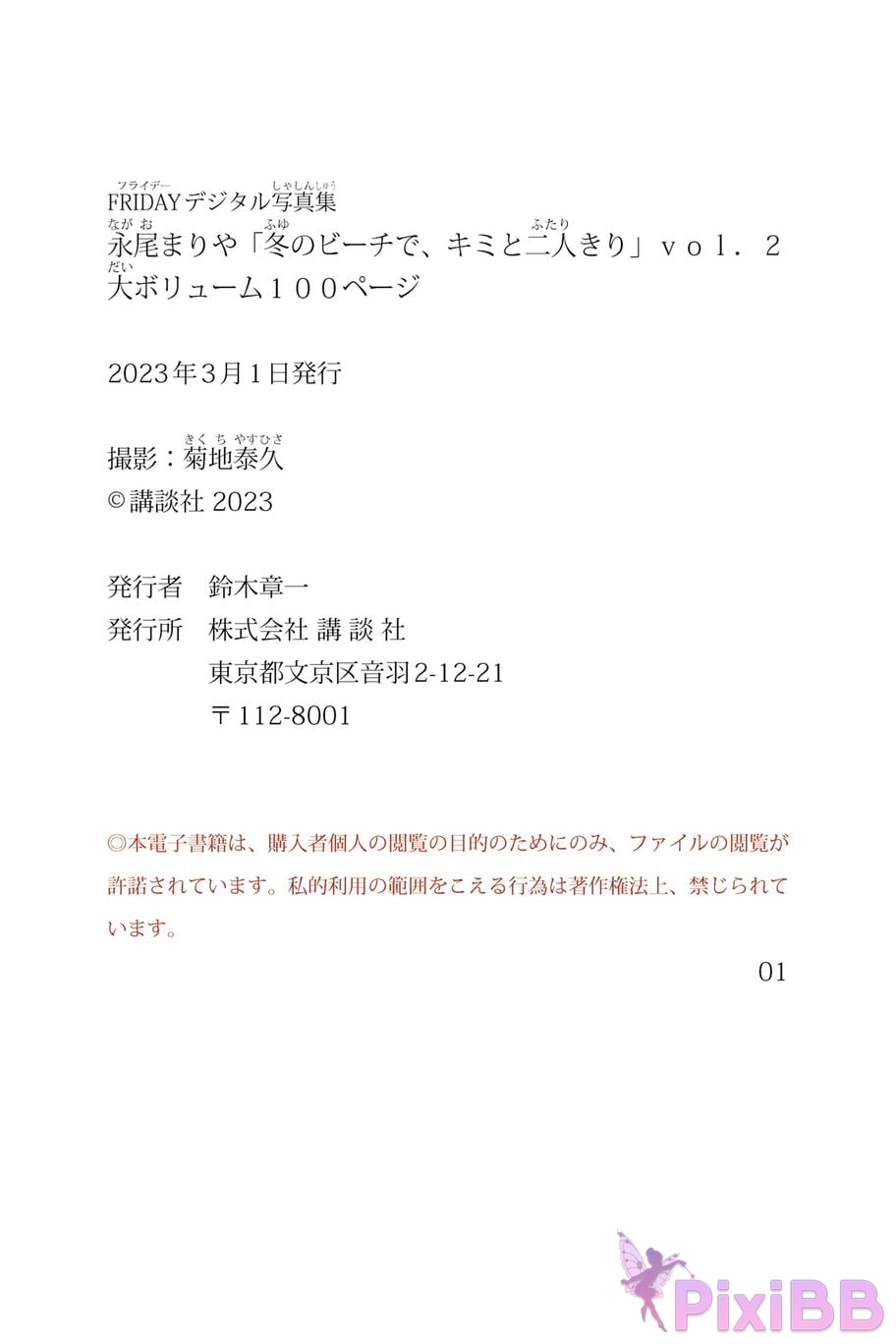 Japanese Idol Nagao Mariya FRIDAY Digital Photo Album On the beach in winter Alone with you vol.2 Large Volume 100 Pages PixiBB.COM 039