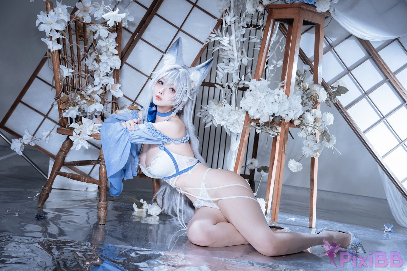 Cosplayer rioko Cool Ryoko Blue Route Aqua Summer Shinano PixiBB.COM 004
