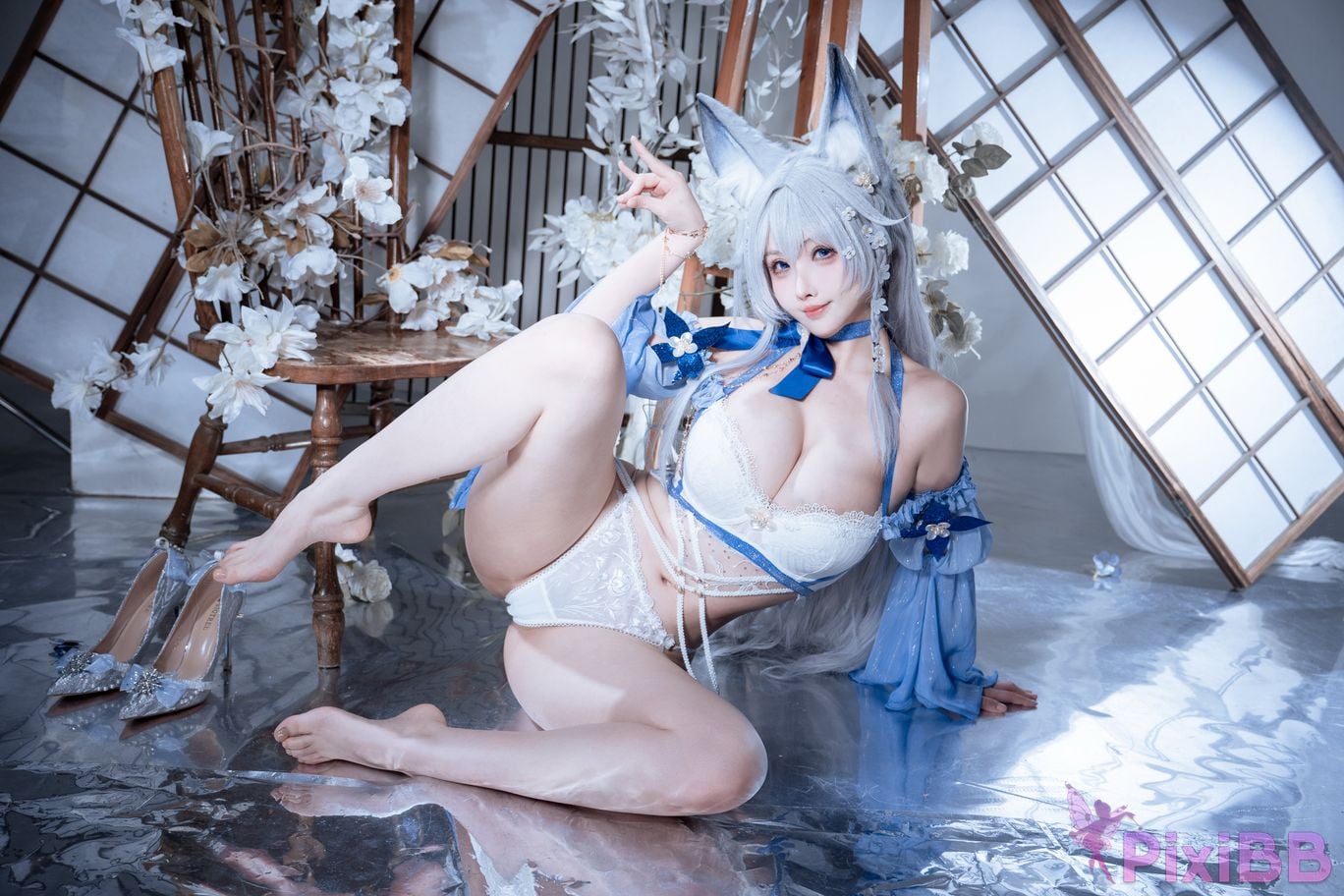 Cosplayer rioko Cool Ryoko Blue Route Aqua Summer Shinano PixiBB.COM 007