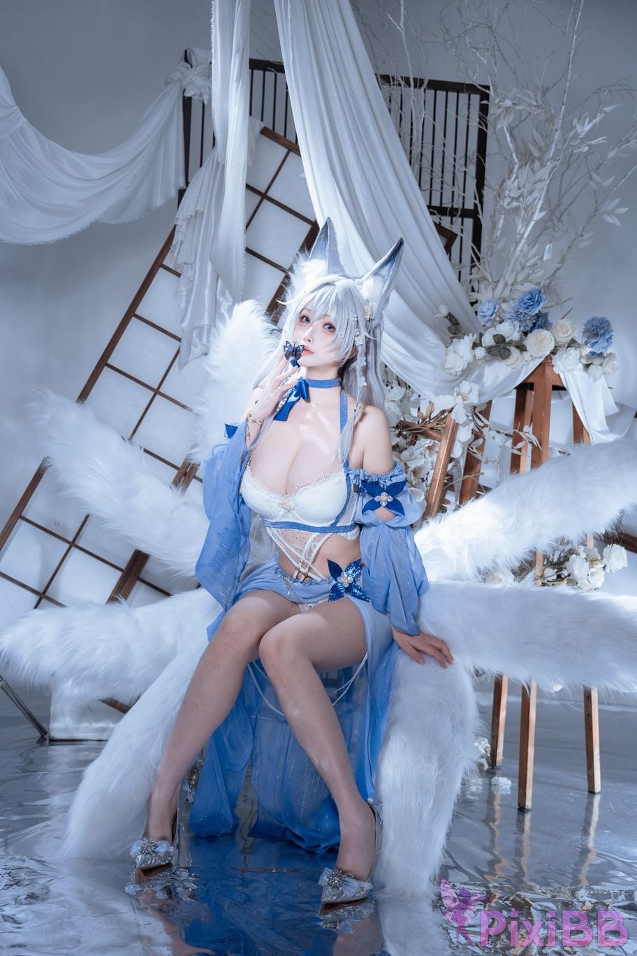 Cosplayer rioko Cool Ryoko Blue Route Aqua Summer Shinano PixiBB.COM 013