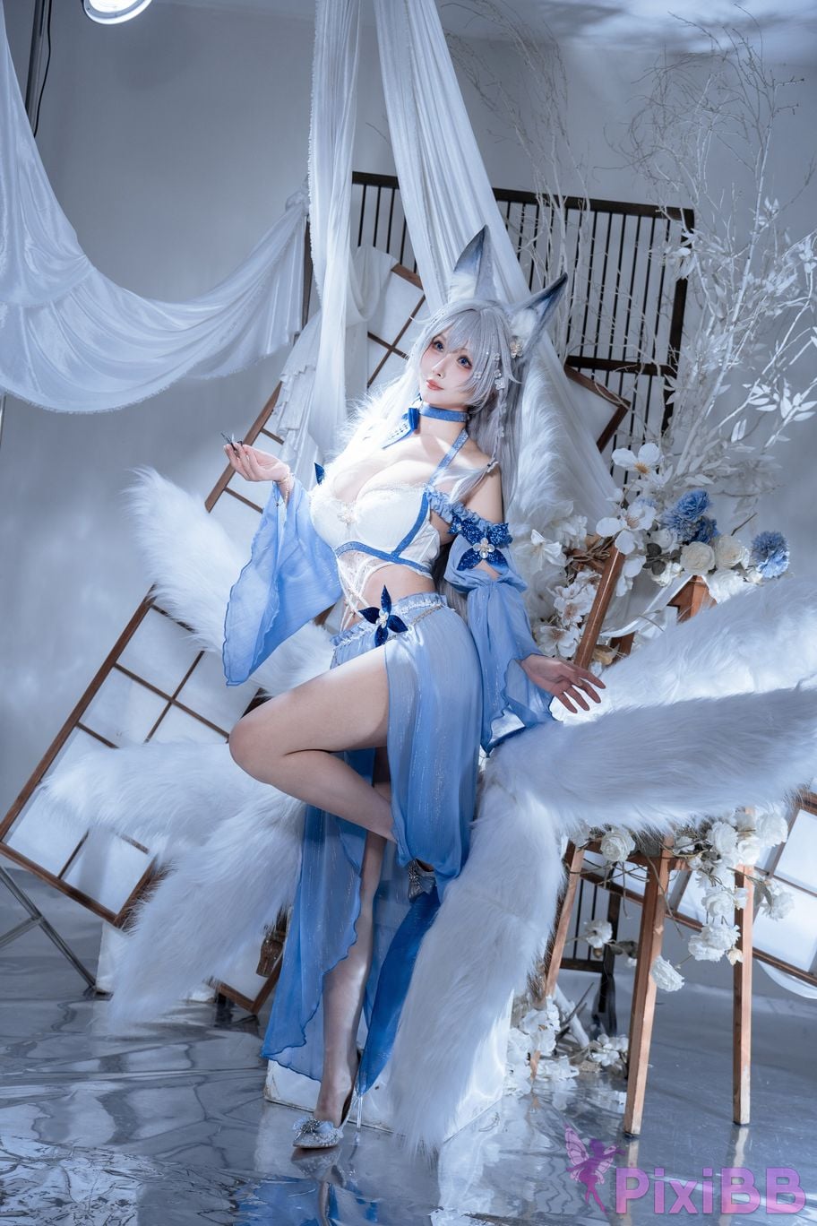 Cosplayer rioko Cool Ryoko Blue Route Aqua Summer Shinano PixiBB.COM 014