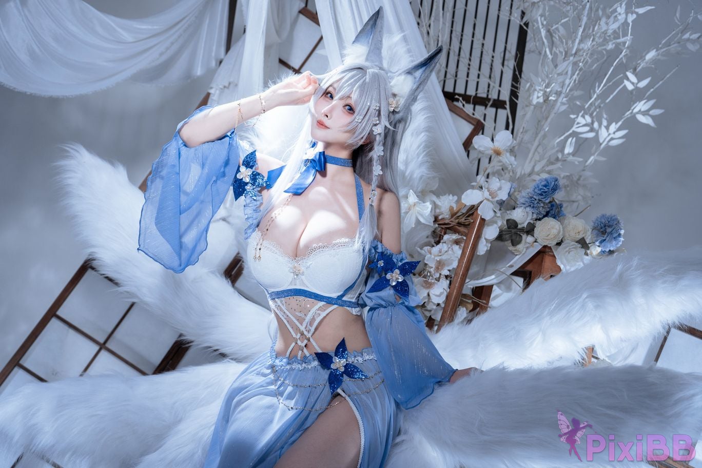 Cosplayer rioko Cool Ryoko Blue Route Aqua Summer Shinano PixiBB.COM 015