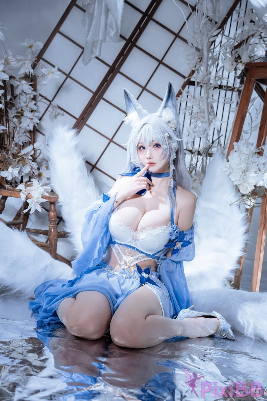 Cosplayer rioko Cool Ryoko Blue Route Aqua Summer Shinano PixiBB.COM 020