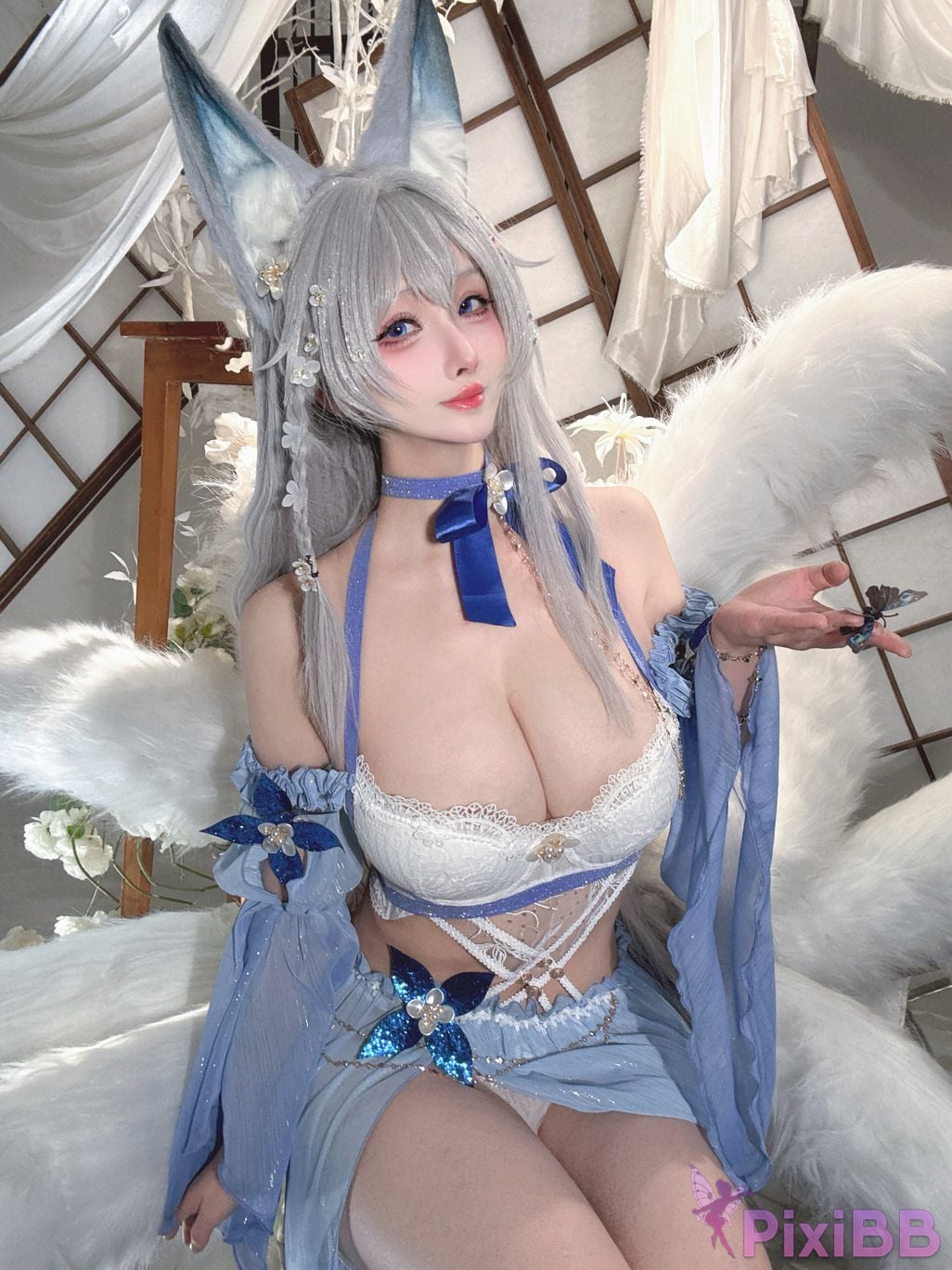 Cosplayer rioko Cool Ryoko Blue Route Aqua Summer Shinano PixiBB.COM 026