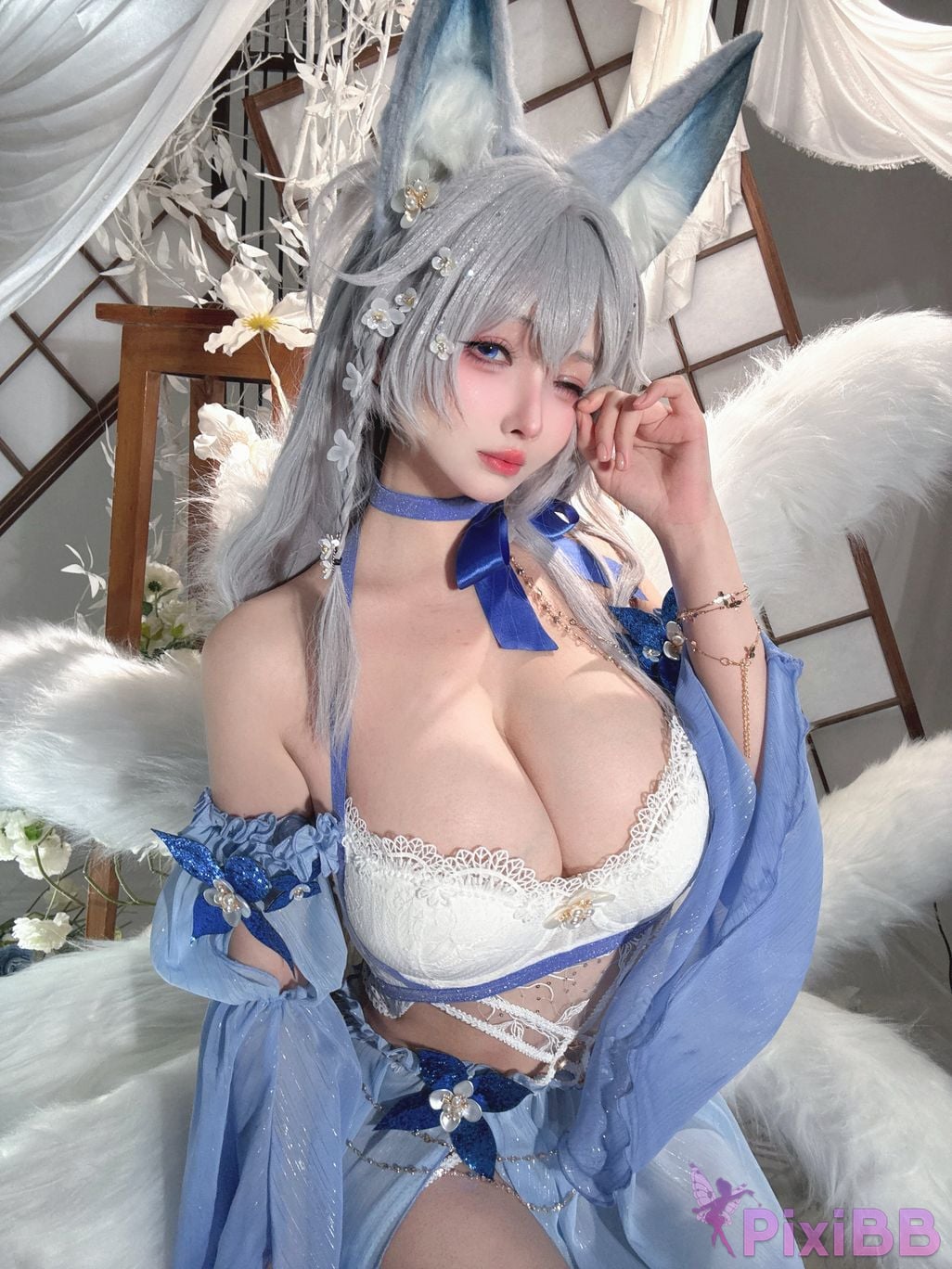 Cosplayer rioko Cool Ryoko Blue Route Aqua Summer Shinano PixiBB.COM 029