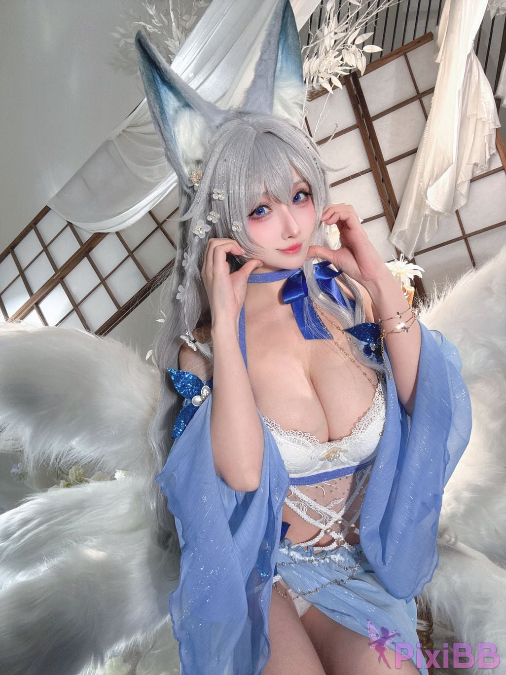 Cosplayer rioko Cool Ryoko Blue Route Aqua Summer Shinano PixiBB.COM 030