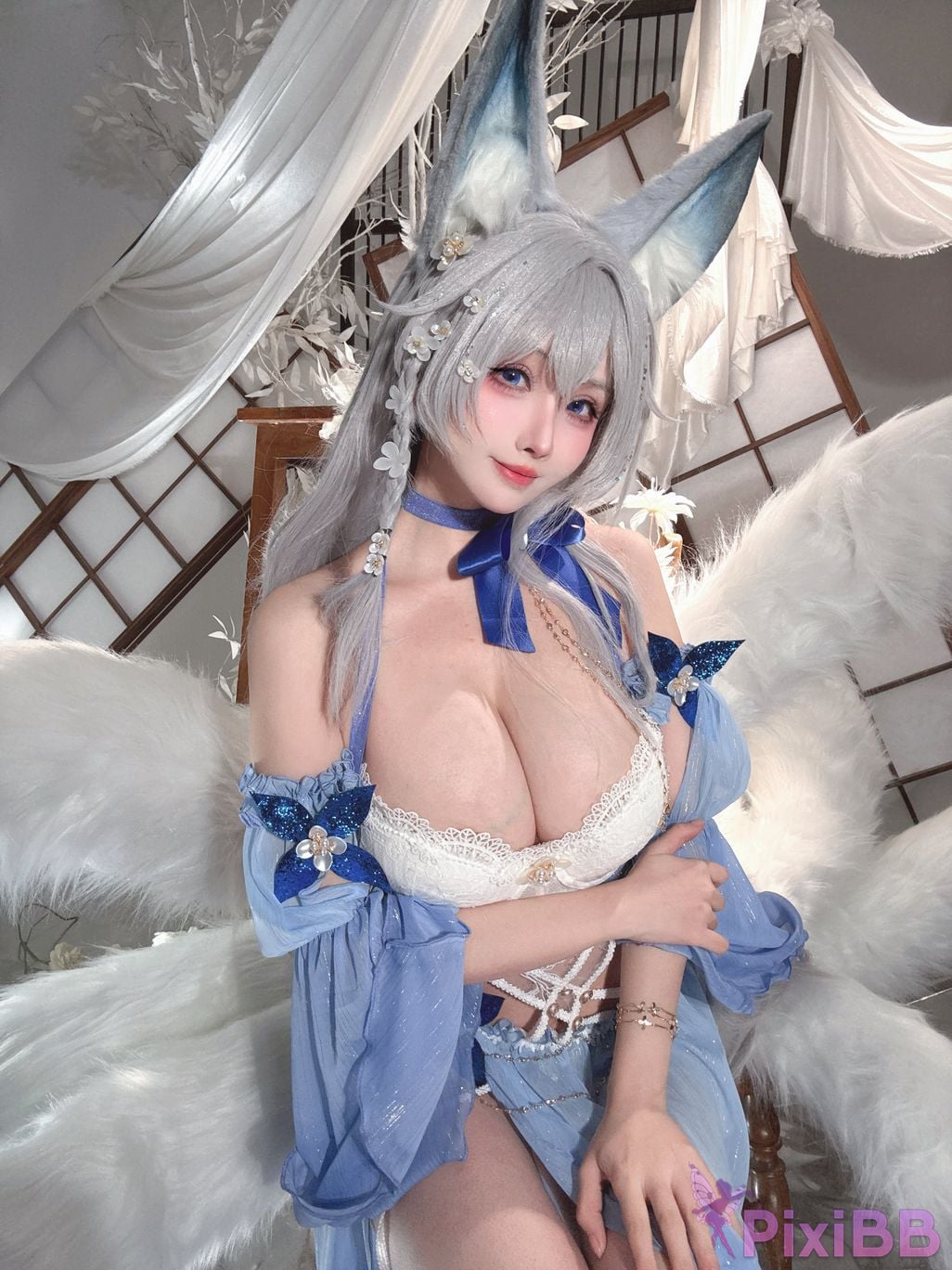 Cosplayer rioko Cool Ryoko Blue Route Aqua Summer Shinano PixiBB.COM 031
